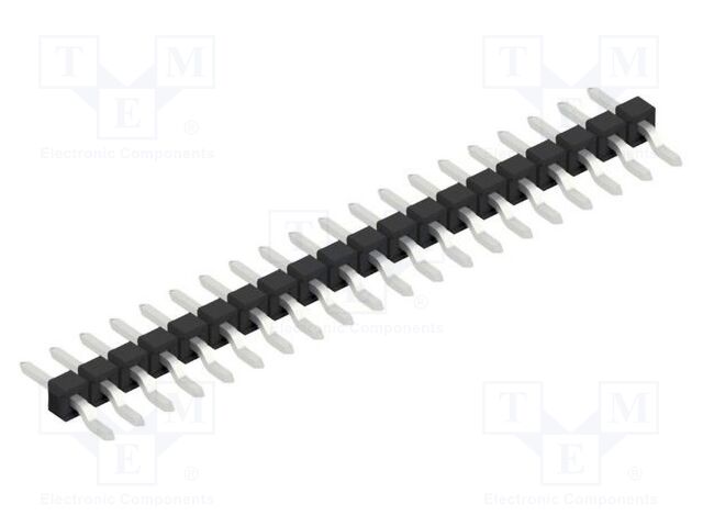 Connector: pin strips; pin header; male; PIN: 20; 2.54mm; SMT; 1x20