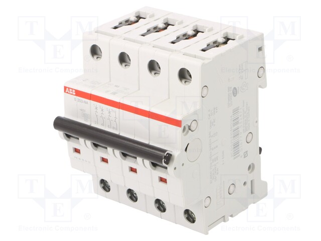 Circuit breaker; 230/400VAC; 25A; Poles: 3; for DIN rail mounting