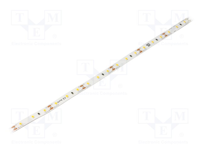 LED tape; white warm; 2835; 12V; LED/m: 60; 10mm; IP33; 12W/m