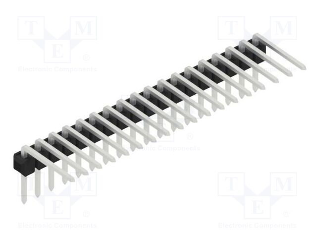 Connector: pin strips; pin header; male; PIN: 18; 2.54mm; THT; 1x18