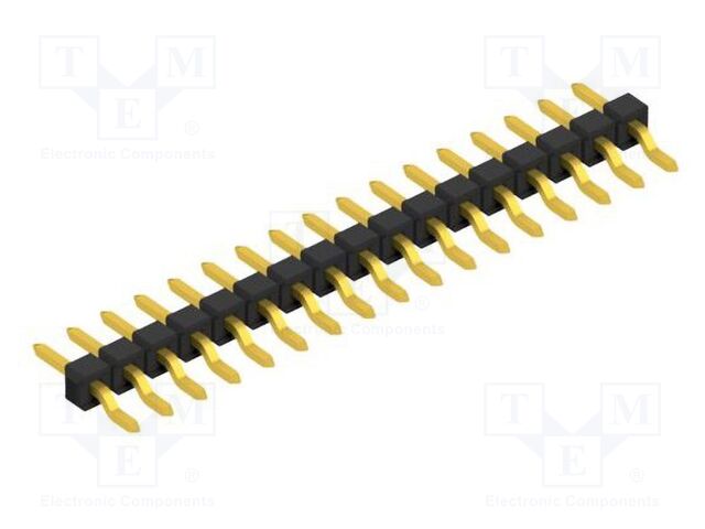 Connector: pin strips; pin header; male; PIN: 17; 2.54mm; SMT; 1x17