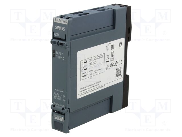 MOTOR PROTECTION RELAY, 1NO / 1NC, 3A