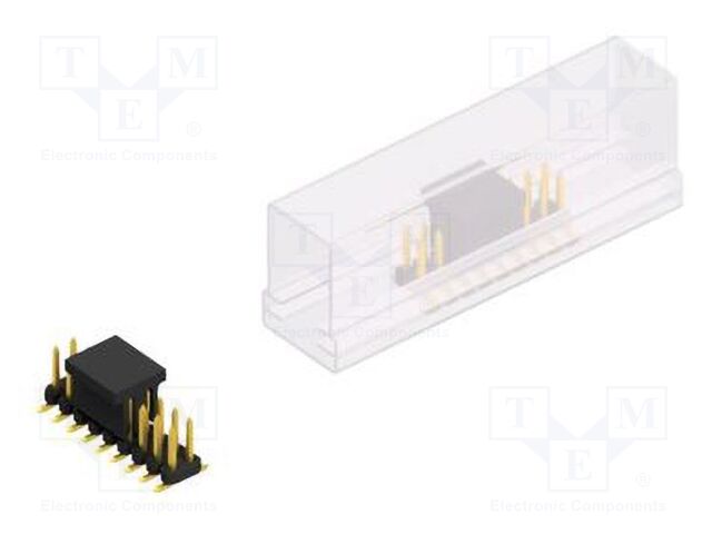 Connector: pin strips; pin header; male; PIN: 18; 2mm; SMT; 2x9; 100V