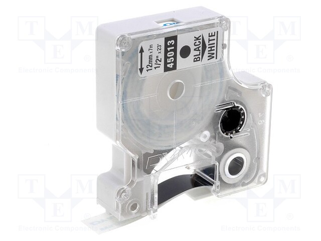 Tape; Width: 12mm; Colour: white; Character colour: black; L: 7m