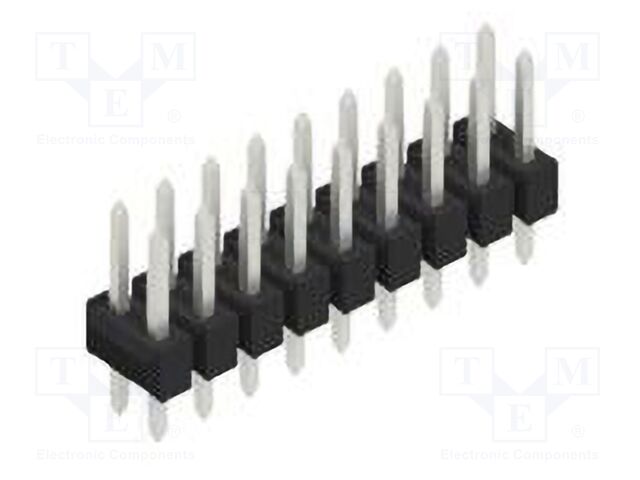 Connector: pin strips; pin header; male; PIN: 18; 2.54mm; THT; 2x9