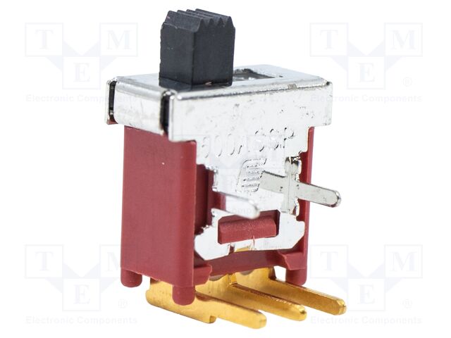 Switch: slide; Pos: 3; SP3T; 0.02A/20VAC; 0.02A/20VDC; ON-OFF-ON