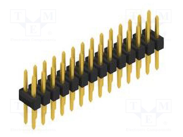 Connector: pin strips; pin header; male; PIN: 28; 2.54mm; THT; 2x14