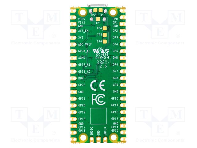 Single-board computer; RP2040; 51x21mm; 1.8÷5.5VDC; -20÷70°C