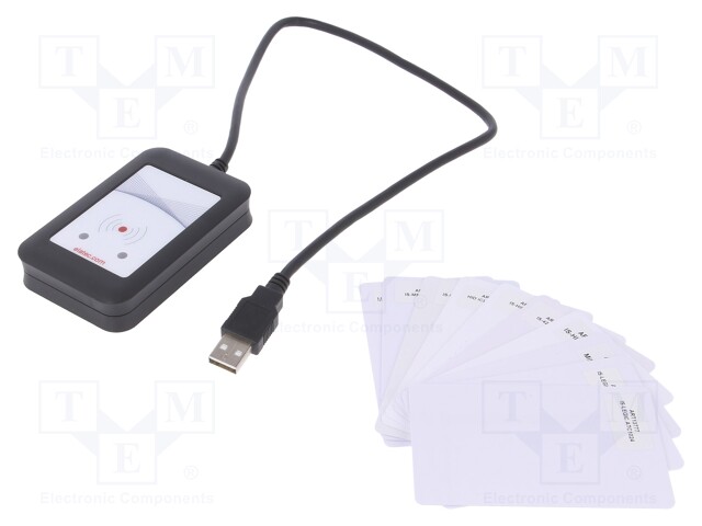 RFID card tester set; 155x100x35mm; USB; 4.3÷5.5V