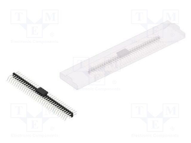Connector: pin strips; pin header; male; PIN: 66; 2mm; SMT; 2x33