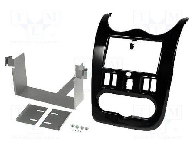 Radio mounting frame; Dacia; 2 DIN; sienna shiny