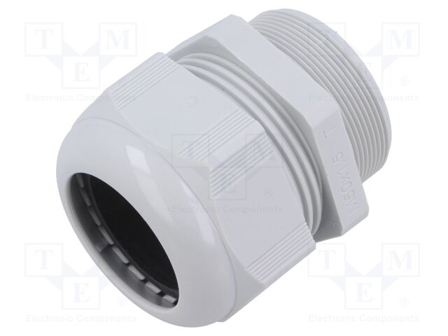 Cable gland; M50; 1.5; IP68; polyamide 6; light grey; HELUTOP® HT