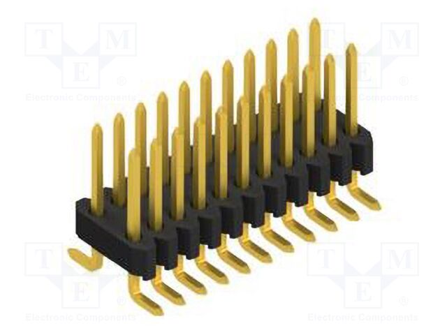 Connector: pin strips; pin header; male; PIN: 22; 1.27mm; SMT; 2x11