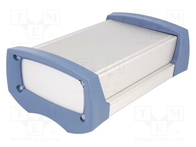 Enclosure: with panel; RAIL; X: 125mm; Y: 183mm; Z: 73mm; aluminium