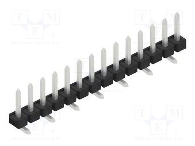 Connector: pin strips; pin header; male; PIN: 14; 2.54mm; SMT; 1x14