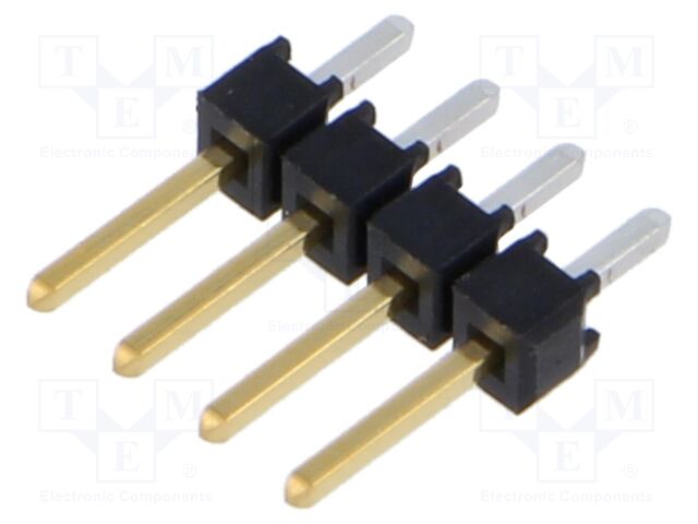 Connector: pin strips; pin header; male; PIN: 4; straight; 2.54mm