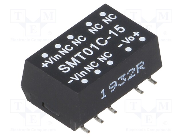 Converter: DC/DC; 1W; Uin: 36÷75V; 15VDC; Iout: 6.7÷67mA; SMD; 1.4g