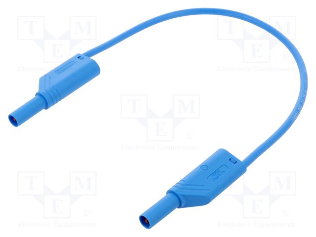 Test lead; 32A; banana plug with axial socket 4mm,both sides
