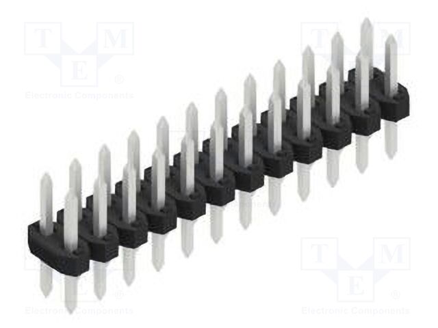 Connector: pin strips; pin header; male; PIN: 24; 2mm; THT; 2x12