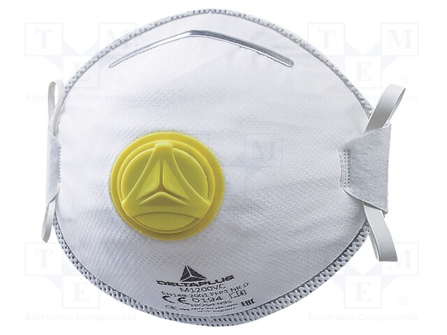 Dust respirator; FFP2 NR D; disposable,with valve; 10pcs.