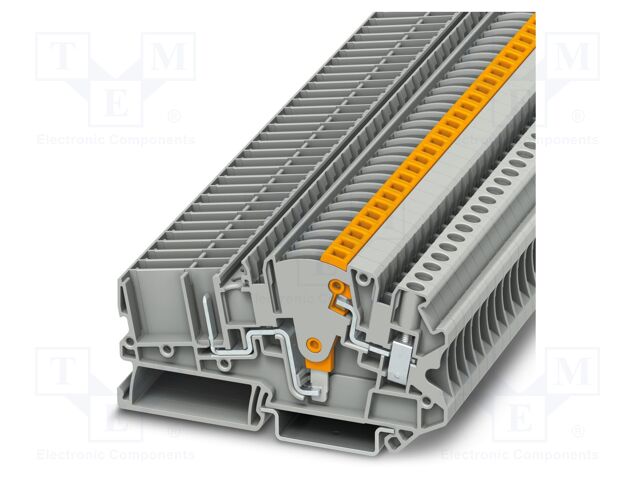 Splice terminal: rail; 28A; 500V; PA; 0.14÷6mm2; terminals: 2