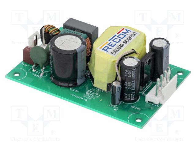 Power supply: switched-mode; open; 40W; 120÷370VDC; 80÷264VAC