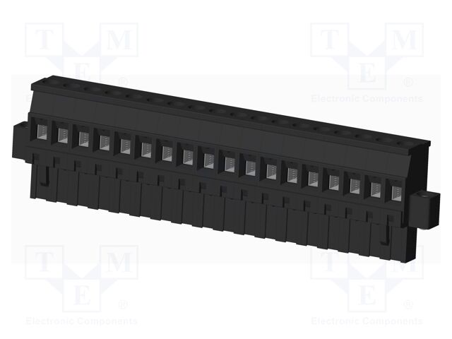 Connector: pluggable terminal block; plug; female; angled 90°