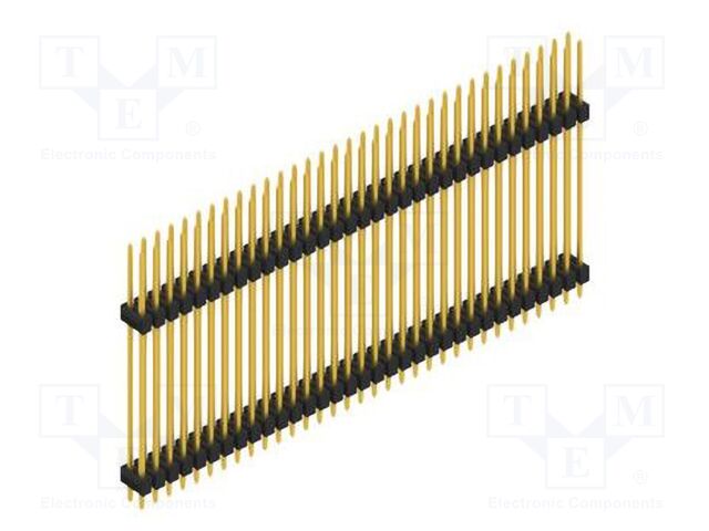 Connector: pin strips; pin header; male; PIN: 66; 2.54mm; THT; 2x33