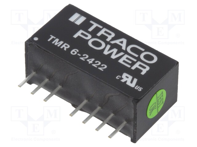 Converter: DC/DC; 6W; Uin: 18÷36V; Uout: 12VDC; Uout2: -12VDC; SIP8
