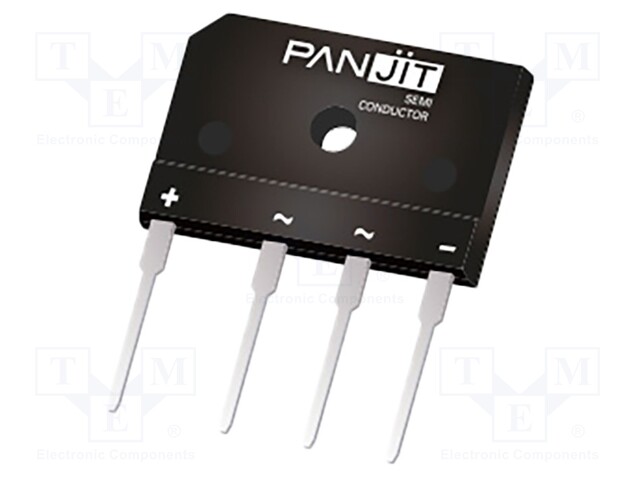 Bridge rectifier: single-phase; Urmax: 1kV; If: 25A; Ifsm: 350A