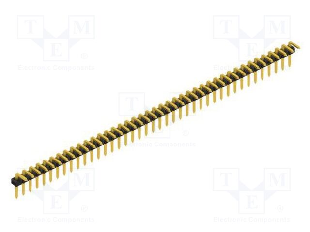 Connector: pin strips; pin header; male; PIN: 41; 2mm; THT; 1x41
