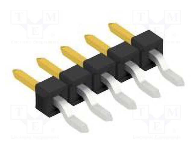 Connector: pin strips; pin header; male; PIN: 5; 2.54mm; SMT; 1x5