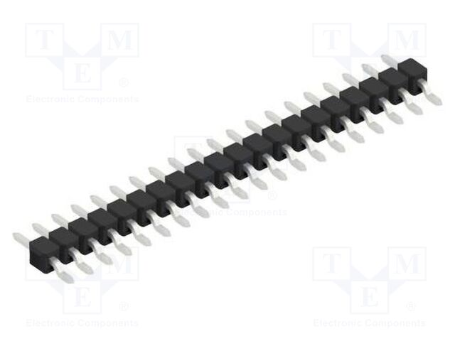 Connector: pin strips; pin header; male; PIN: 20; 2.54mm; SMT; 1x20