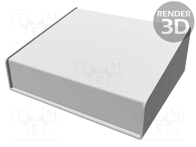 Enclosure: desktop; 1456; X: 165mm; Y: 140mm; Z: 64mm; aluminium; blue