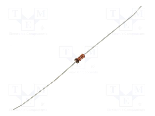 Diode: Zener; 0.5W; 15V; tape; DO35; single diode