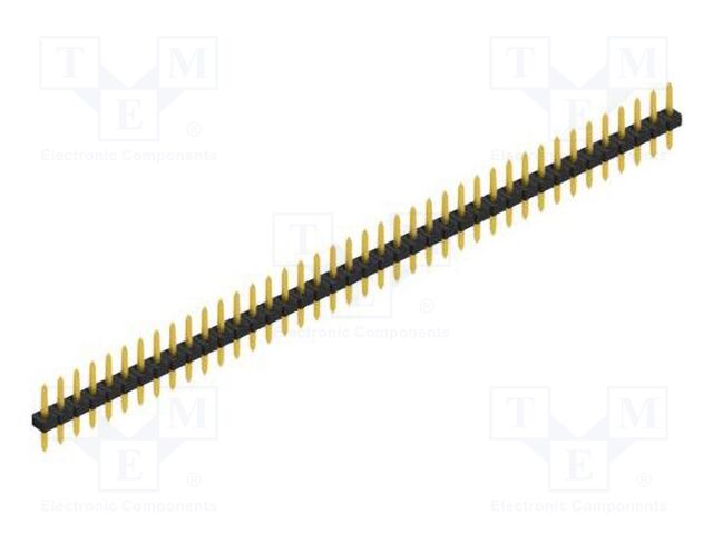 Connector: pin strips; pin header; male; PIN: 40; 2mm; THT; 1x40