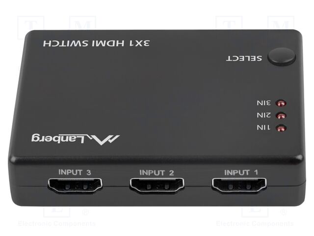 Switch; HDCP 2.2,HDMI 2.0; black; Number of ports: 4; 0.8m; ABS