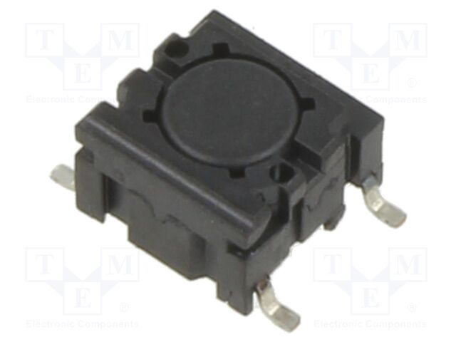 Microswitch TACT; SPST; Pos: 2; 0.05A/24VDC; SMT; 3.5N; 10x10x5.1mm