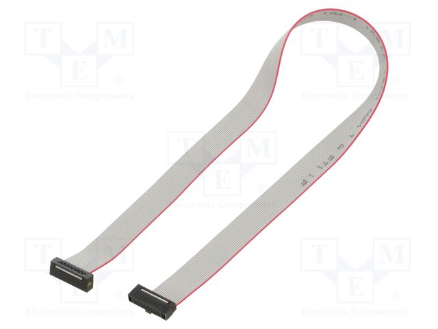 Ribbon cable with IDC connectors; Tape ph: 0.64mm; 304.8mm