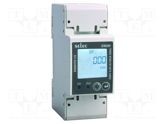 Counter; digital,mounting; for DIN rail mounting; single-phase