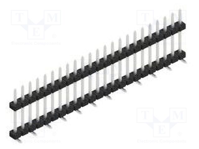 Connector: pin strips; pin header; male; PIN: 23; 2mm; SMT; 1x23