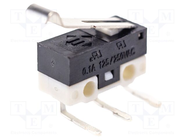 MICROSWITCH, LEVER, SPDT, 0.1A, 125VAC