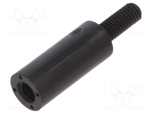 Screwed spacer sleeve; cylindrical; polyamide; M3; M3; 14mm