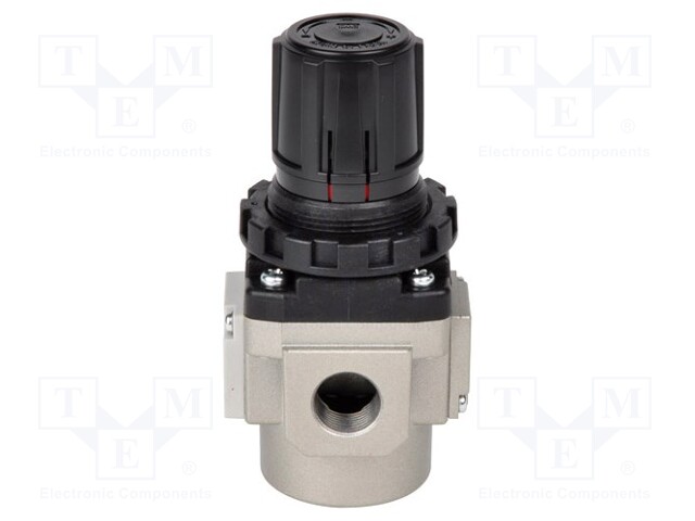 Compressed air regulator; G 1/4"; inside; 950l/min; aluminium