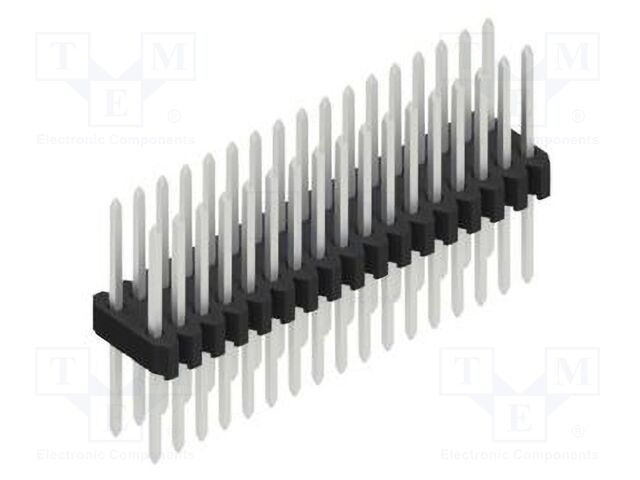 Connector: pin strips; pin header; male; PIN: 34; 1.27mm; THT; 2x17