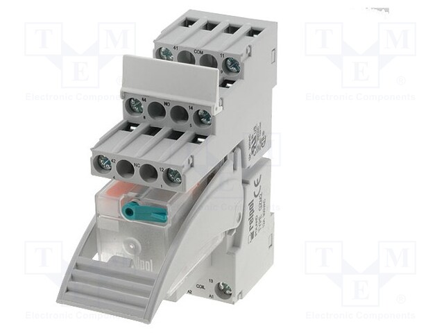 Relay: interface; DPDT; Ucoil: 48VDC; 12A; 12A/250VAC; 12A/24VDC
