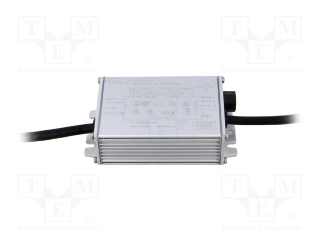 Power supply: switching; LED; 40W; 27÷56VDC; 600÷1350A; 220÷240VAC