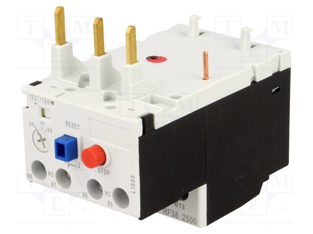 Thermal relay; Series: RF38; Leads: screw terminals; 20÷25A