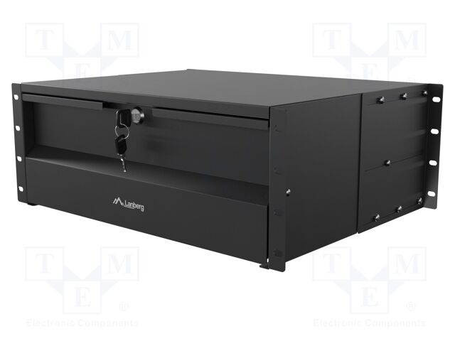 Drawer; W: 482.6mm; H: 176mm; D: 360mm; 4U; Standard: 19"; 90kg