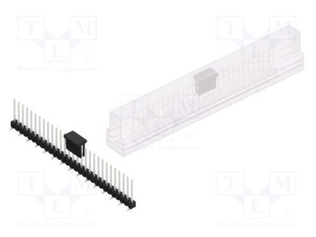Connector: pin strips; pin header; male; PIN: 29; 2.54mm; SMT; 1x29